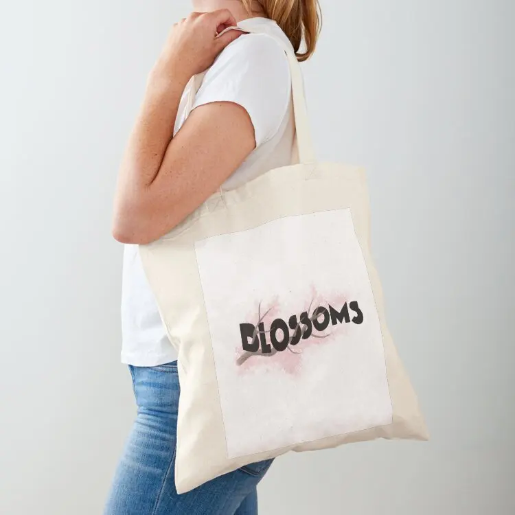 

Blossoms logo with blossom detail Tote Bag hand bags shopping bag logo shopping cart bags personalized tote bag