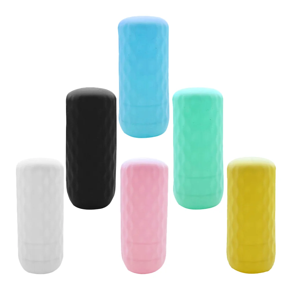 6pcs Silicone Travel Bottle Covers Travel Containers Covers Elastic Travel Bottles Covers silicone travel bottles covers