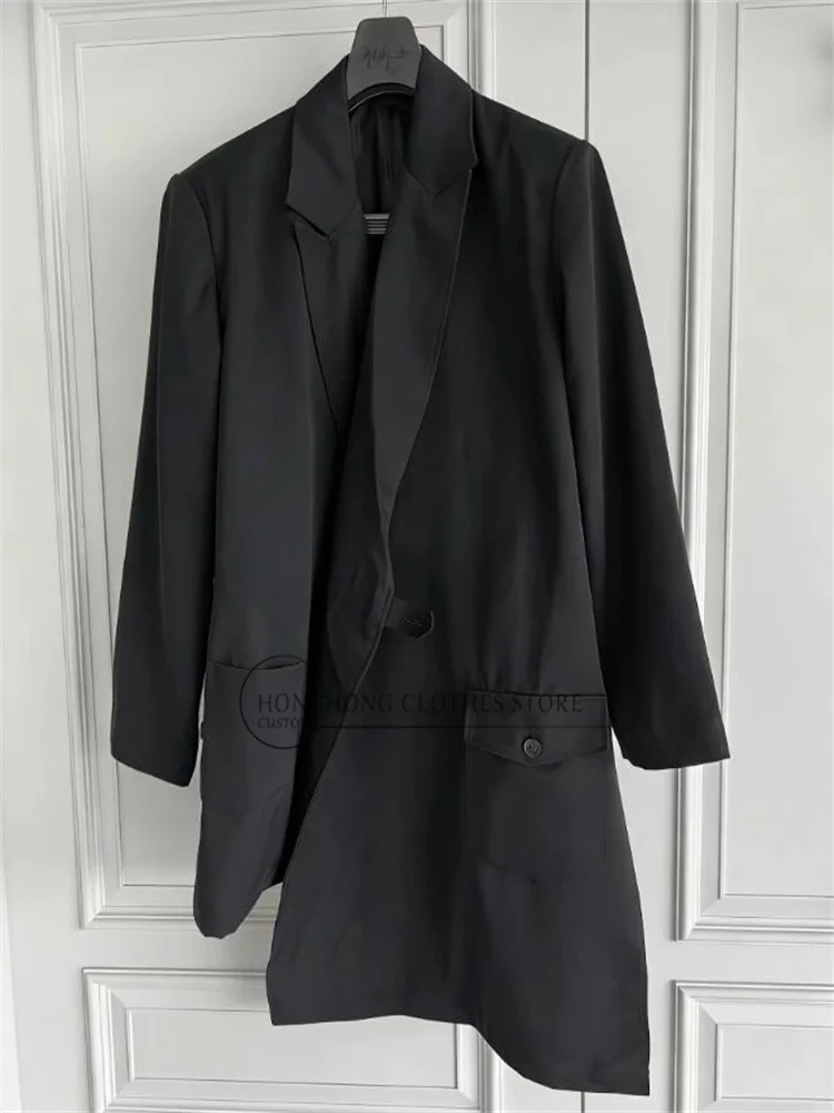 TOP-YAMAMOTO Original Design Original Multi-functional Deconstructed Wool Casual Large-Sized Jacket