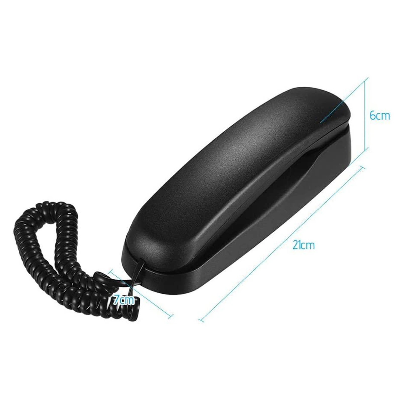 Old Style Retro Wall Phone Wired Handset Volume Control Corded Landline Phone Telehone for Home,Hotel,Living Room,School Office