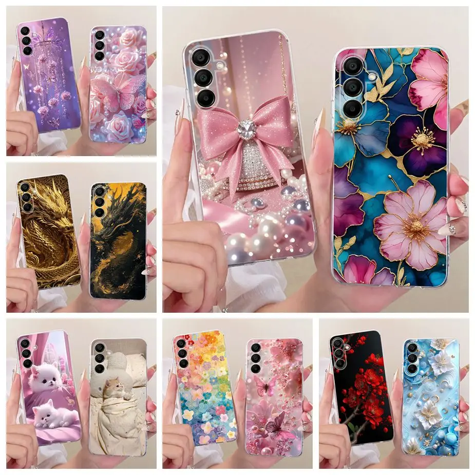 لسامسونج غالاكسي A16 A26 A36 A56 5G حافظة موضة جديدة رسمت غطاء لينة غطاء من السيليكون لهاتف سامسونج A16 A 26 36 غالاكسي A56 أكياس