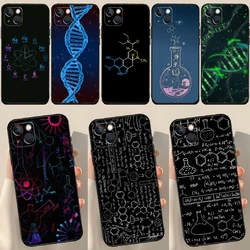 Fashion Biology Chemistry Phone Case For iPhone 16 11 12 13 14 15 Pro Max Mini Cover For iPhone 16 XR X XS Max Plus
