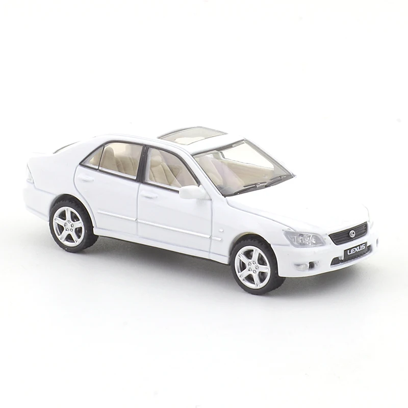 JKM 1/64 Lexus IS300 Ground Biting Shark Diecast Automotive Model Ornaments Cas Toys Gift Decorations