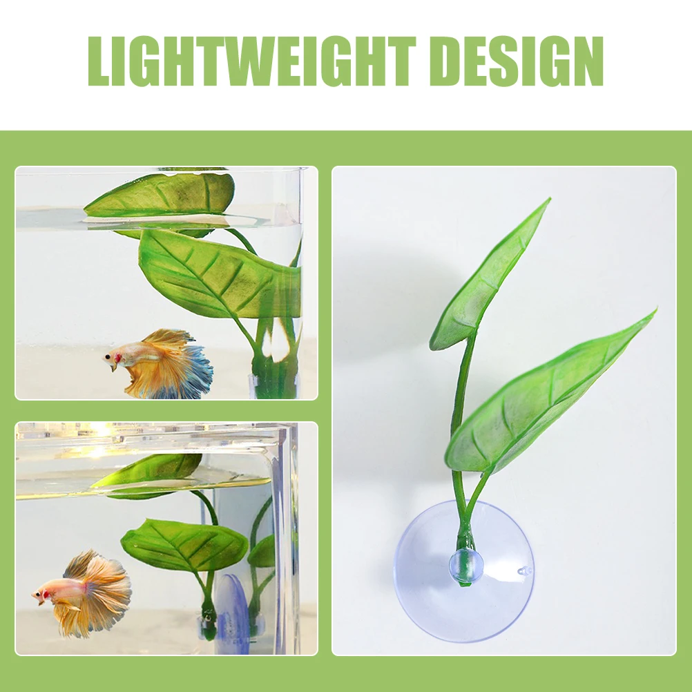 

Realistic Betta Hammock Artificial Aquatic Plant Fish Tank Decorations Resting Fish Tank Decorations Bed Shelter