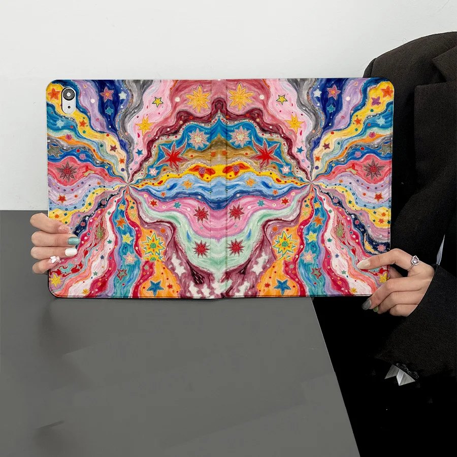 

Case for Samsung pad,Foldable Tablet Case Compatible with Samsung For Galaxy Tab S7/S8/S9