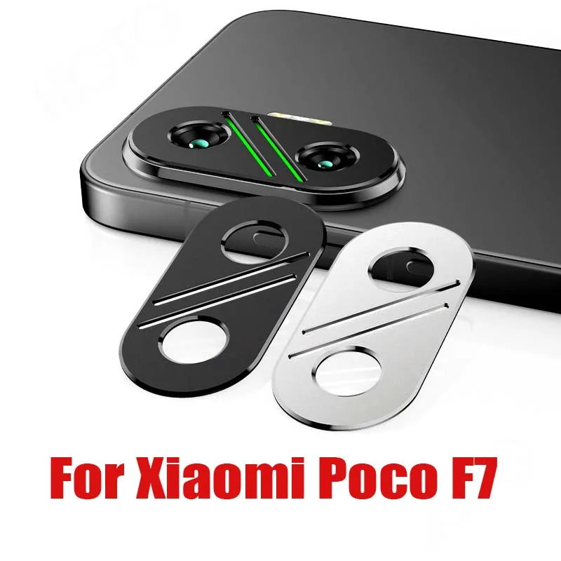 for Xiaomi Poco F7 Camera Bezel Anti Scratch Metal Frame Cover Hollow Film Super Slim Lens Protector Cap Sticker