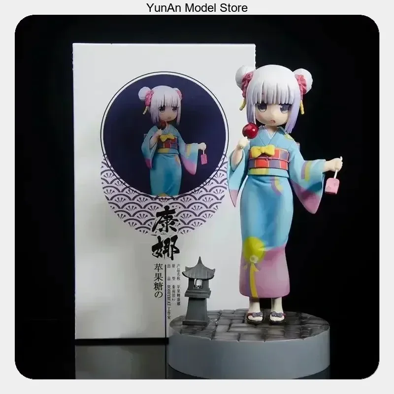 

Anime Figure Statue Model Desktop Ornament Collection 18cm Miss Kobayashi's Dragon Maid Kanna Kamui Bathing Gown Edition