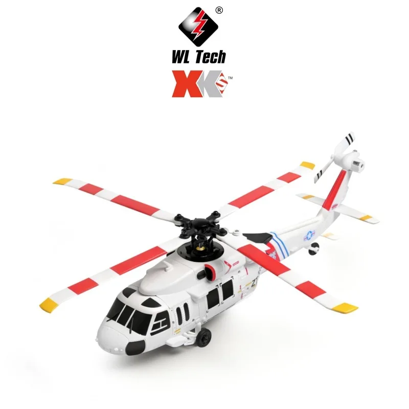 

WL Tech XK Remote Control Helicopter K270 UH 60L Black Hawk Brushless Four Rotor Four Channel Optical Flow Aileron Free Adult