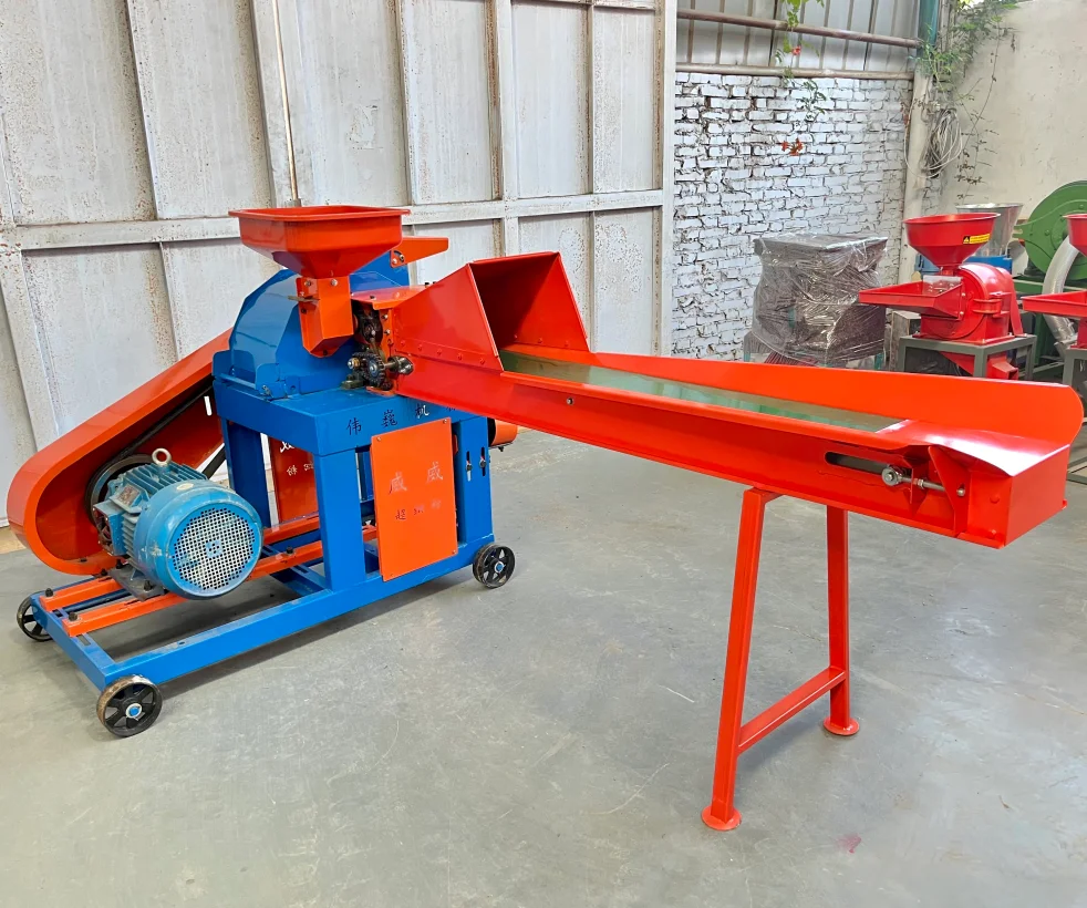User-friendly Lightweight New 2t/h Automatic Conveyor Belt Chaff Cutter New Condition Pasture Grain Grass Crushing Crusher