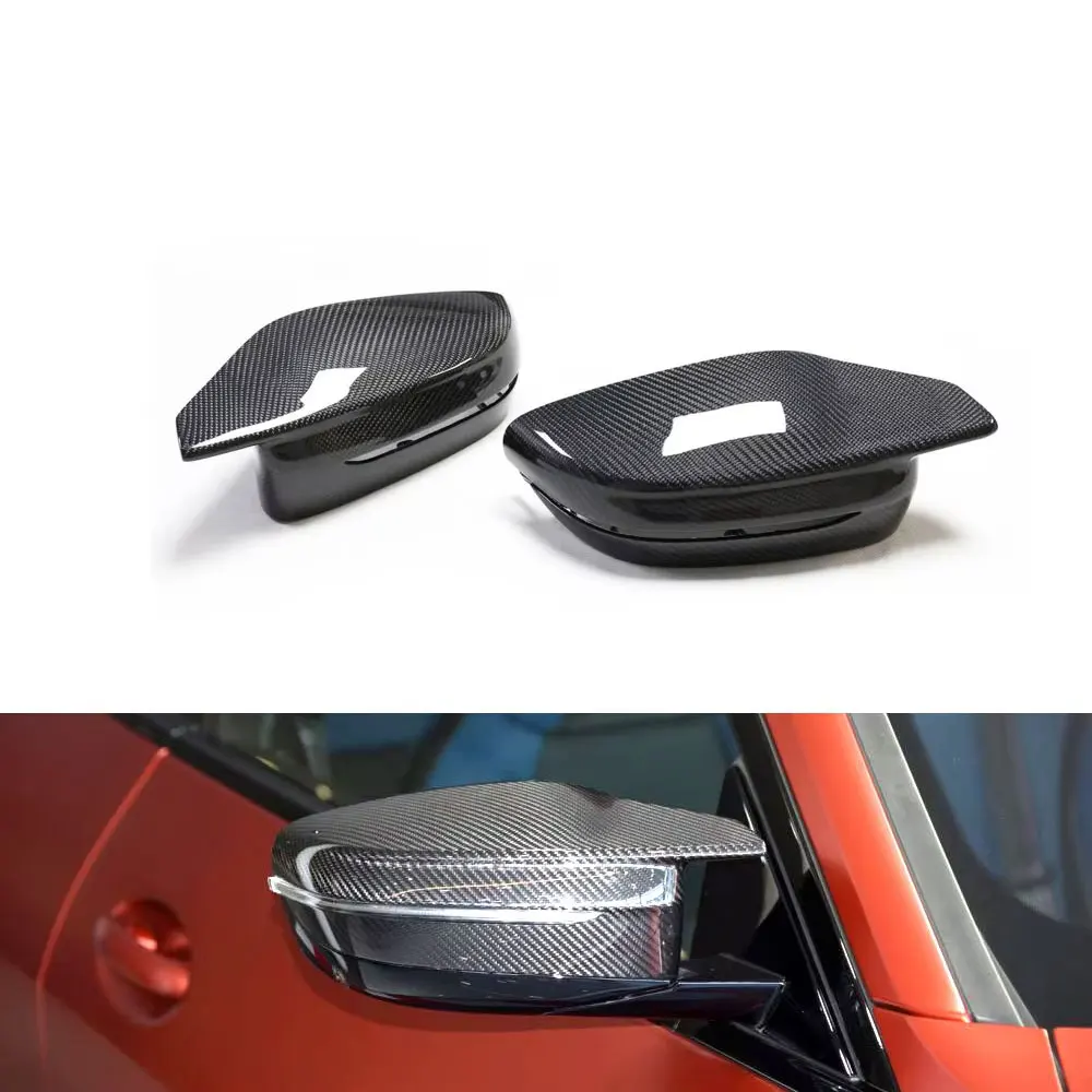 Carbon Fiber Rear View Mirror Covers Shell For BMW 3 4 Series G80 M3 G83 M4 2021 2022 LHD Only