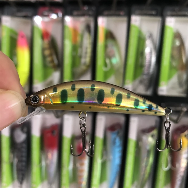 LURETV اليابان جاكال نفس النمط تيمون تريكورول تدفق الأساسية 55HW قوس قزح سمك السلمون المرقط أعلى الفم إغراء #3