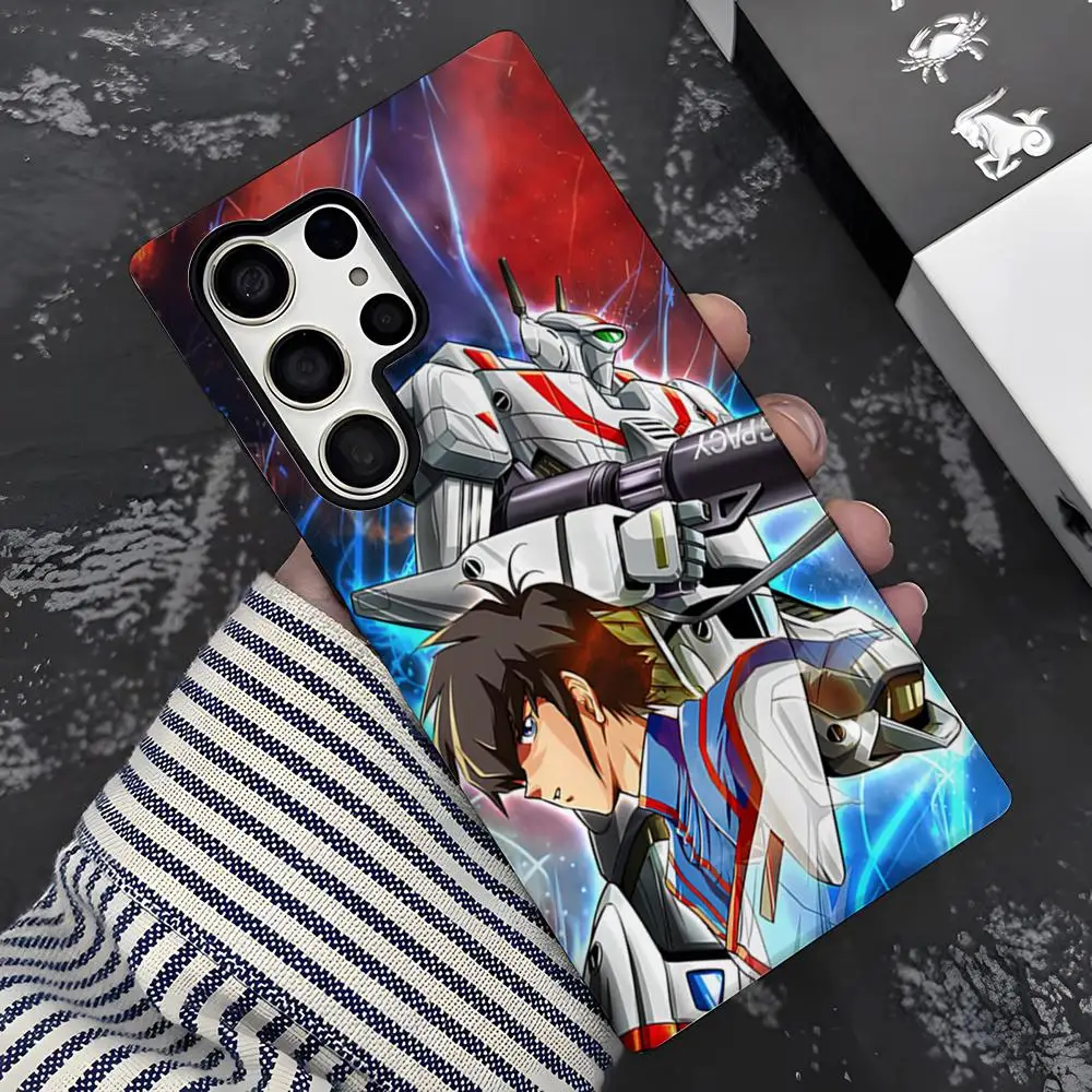 

Чехол для телефона с изображением аниме Robotech для Samsung S25 S21 S22 S23 S24 FE Ultra Plus A56 A36 A26 A16, глянцевый чехол 2 в 1