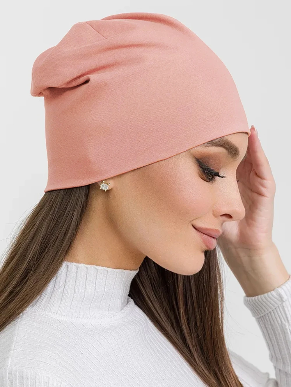 Weiche, leichte, schweißableitende Beanie-Mütze für Damen und Herren, Frühling, Sommer, Outdoor, Yoga, Laufen, Gehen, Workout, Sport – Detail 13