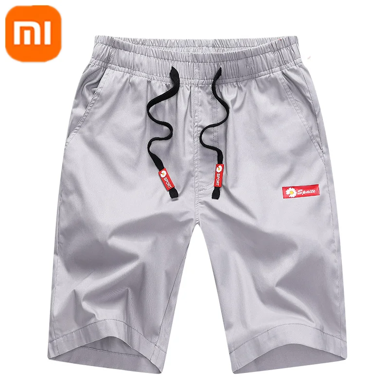 Xiaomi Cotton 5-point Pants Men Summer Thin Skin-friendly Comfortable Sweat-absorbing Casual Sweatpants Cropped Trousers shorts