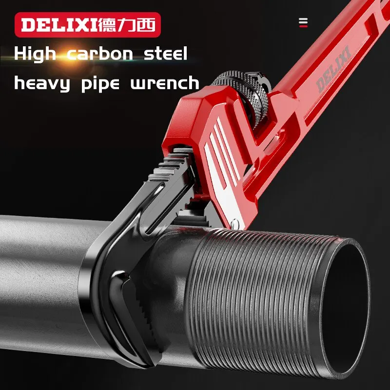 German Type Pipe Wrench Universal Pipe Wrench Multifunctional Quick Plumbing Water Pipe Wrench Combination Wrench