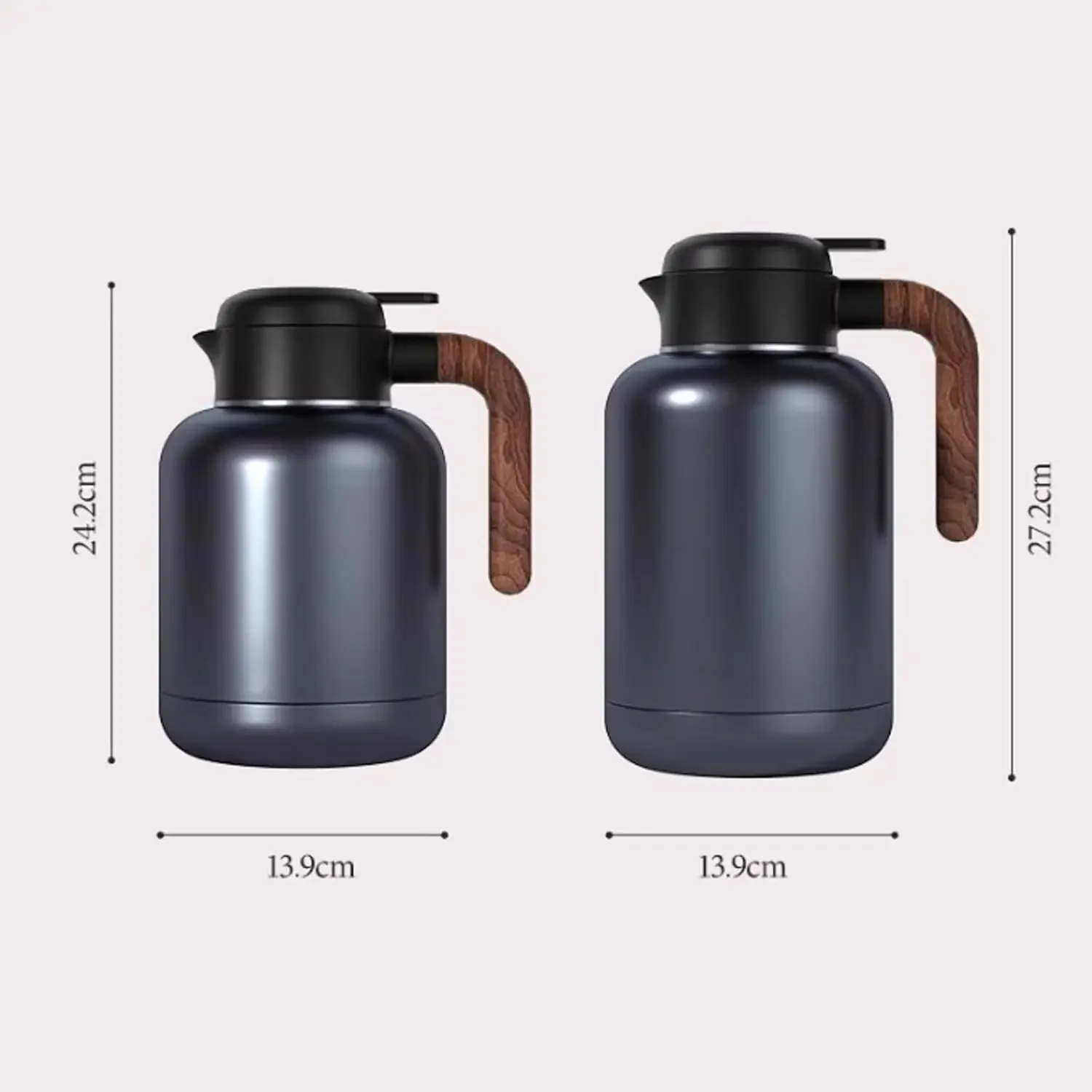 Thermal Decanter Insulation Stainless Steel Kettle Household Kettle Large Capacity Insulated Kettle Hot Water Bottle Stewed Teap