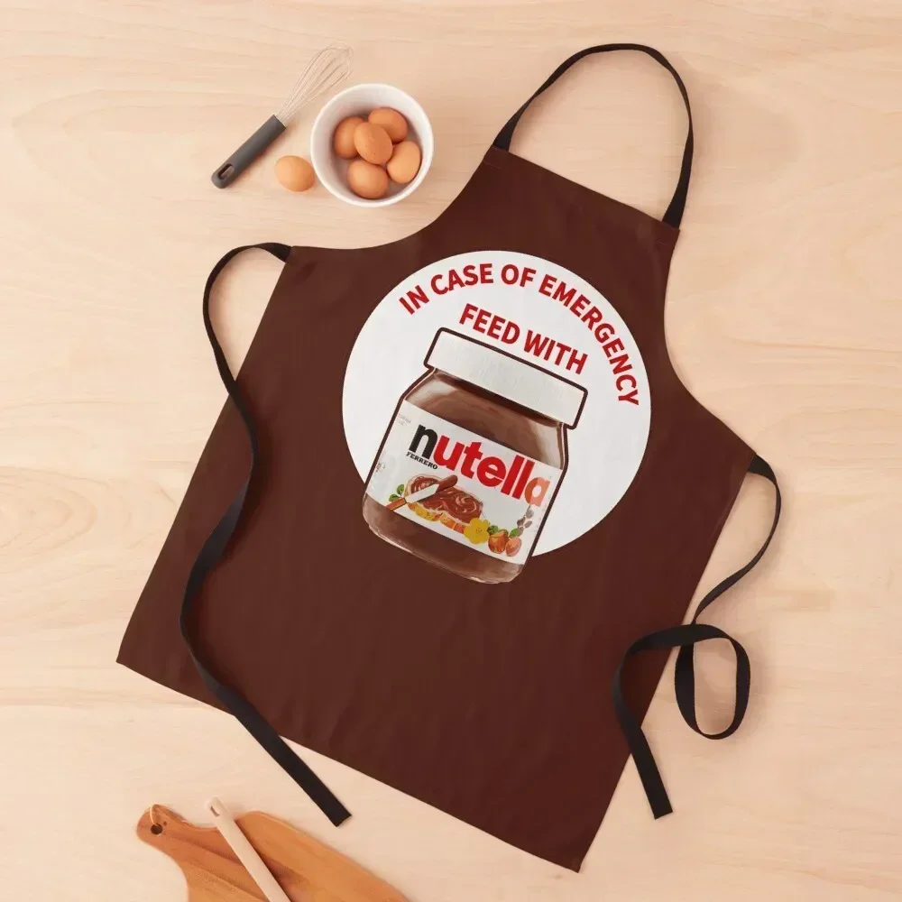 

В футляре аварийного питания с фартуком Nutella, кухонные предметы домашнего обихода, настраиваемая женская одежда, фартук для парикмахера