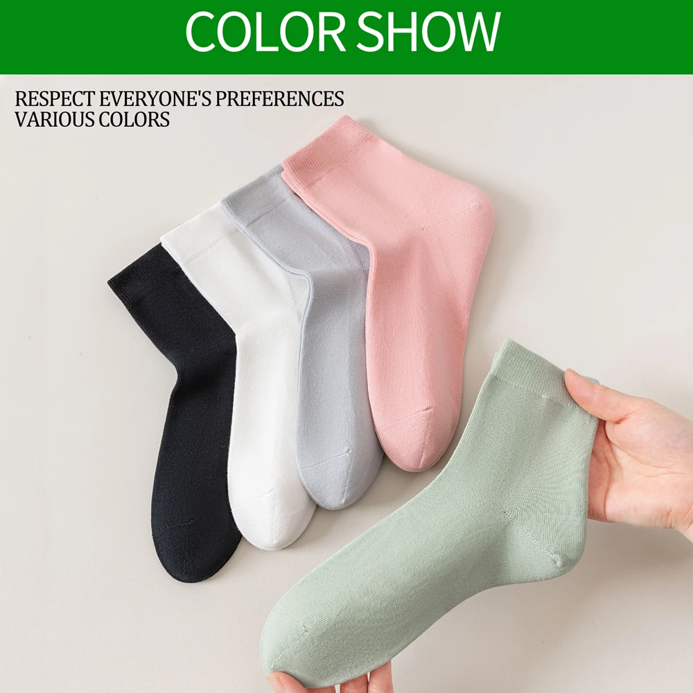 1/3 Paar feuchtigkeitsspendende Socken für Frauen, rissige Fersenbehandlung mit Rosenöl, weichmachende Pflege, Silikongel-Pad, Baumwoll-Crew-Socken – Detail 3