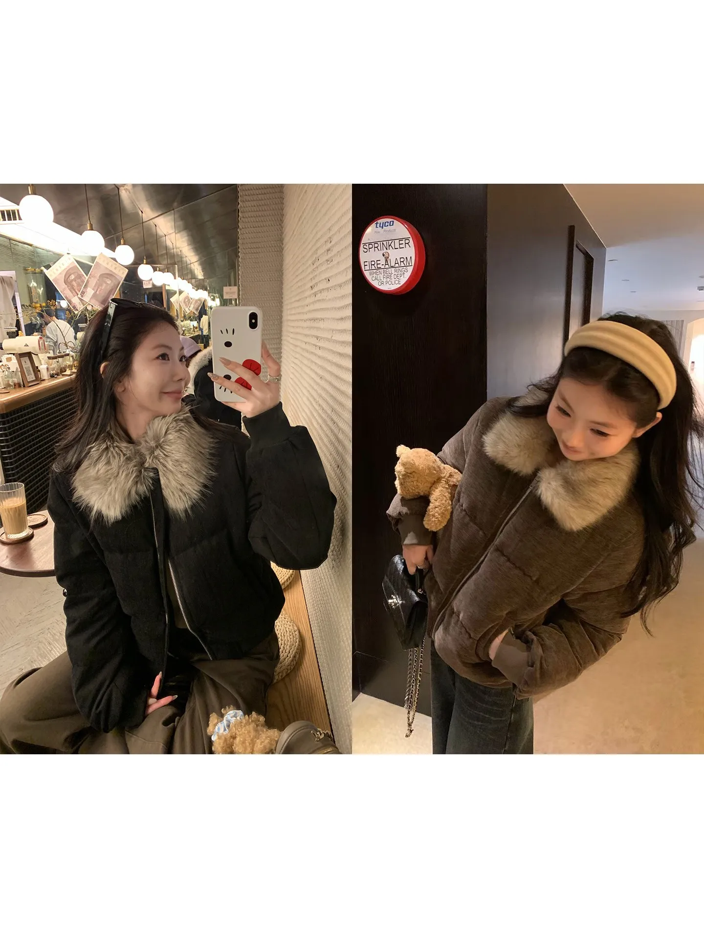 

Женская стеганая куртка из ткани с эффектом снежной пряжи, теплая, повседневная, белая, с наполнителем из пуха.