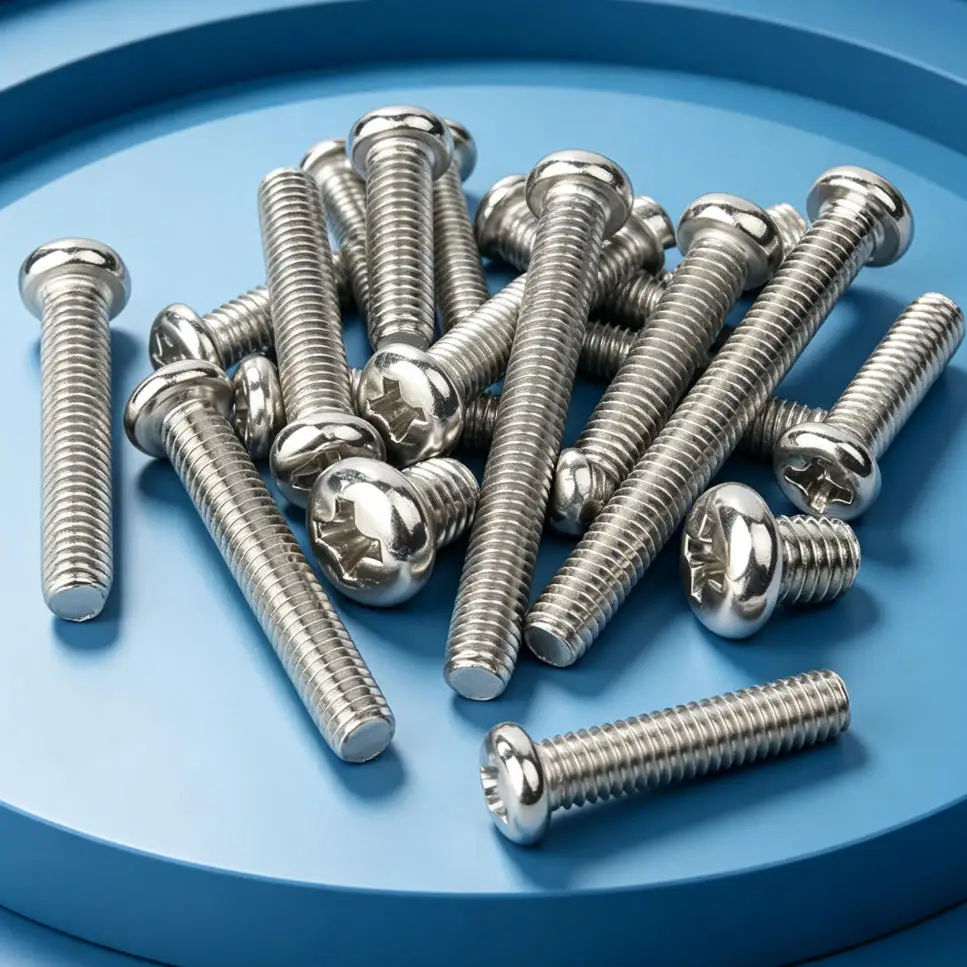Mini Small Size Cross Phillips Round Pan Head Screws M1-M5 Nickel Plated Carbon Steel Fastening Bolts
