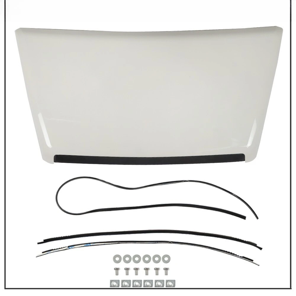 

For Toyota Tundra SR5 Crew 2014-2021 Front Hood Scoop Bulge Kit 7618134900 White