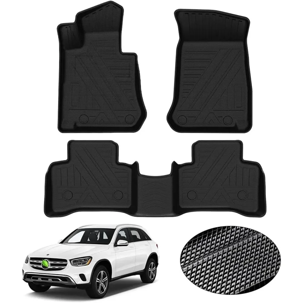 

US Custom Fit Floor Mats for 2016-2022 Mercedes Benz GLC Class All Models GLC300 GLC250 All Weather Floor Mat Liners 1st