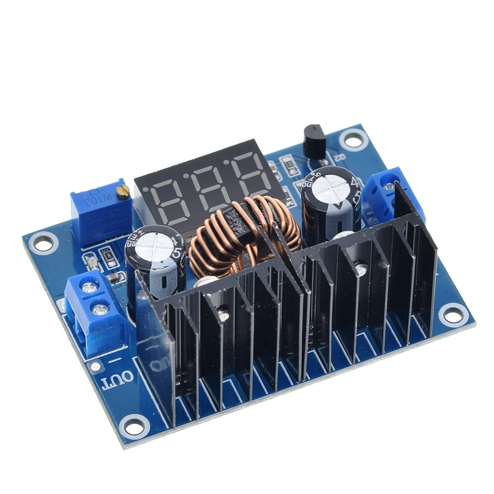 TZT XH-M404 DC 4-40V 8A 200W Voltage Regulator Module Digital PWM Adjustabl DC-DC Step Down Voltage Regulator DC XL4016E1