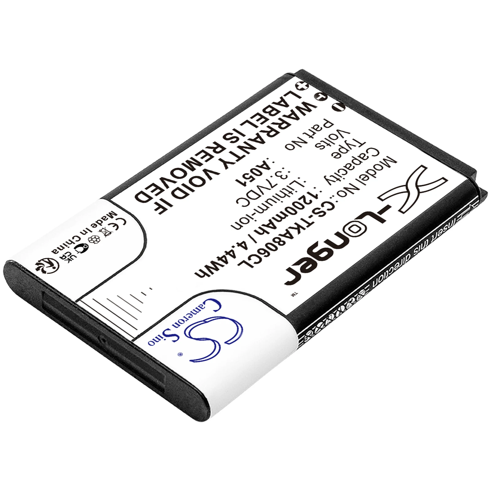 CS Replacement Battery For Snom M65 10000058 1200mAh/4.44Wh
