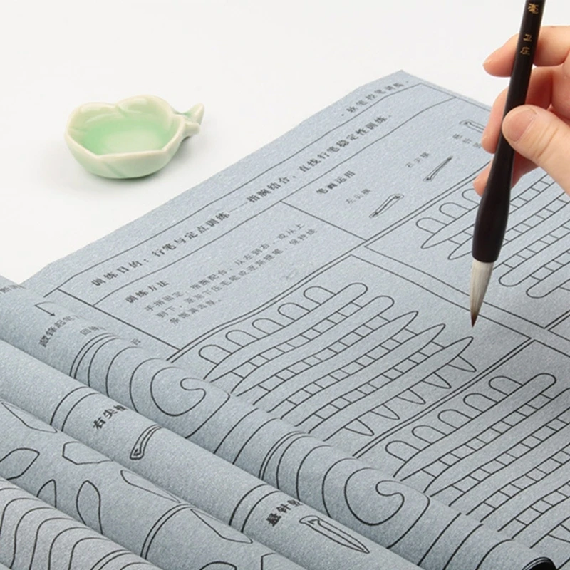 الخط الكتابة المياه القماش قابلة لإعادة الاستخدام الخط الصيني المياه الكتابة القماش التمرير أداة الخط الصيني