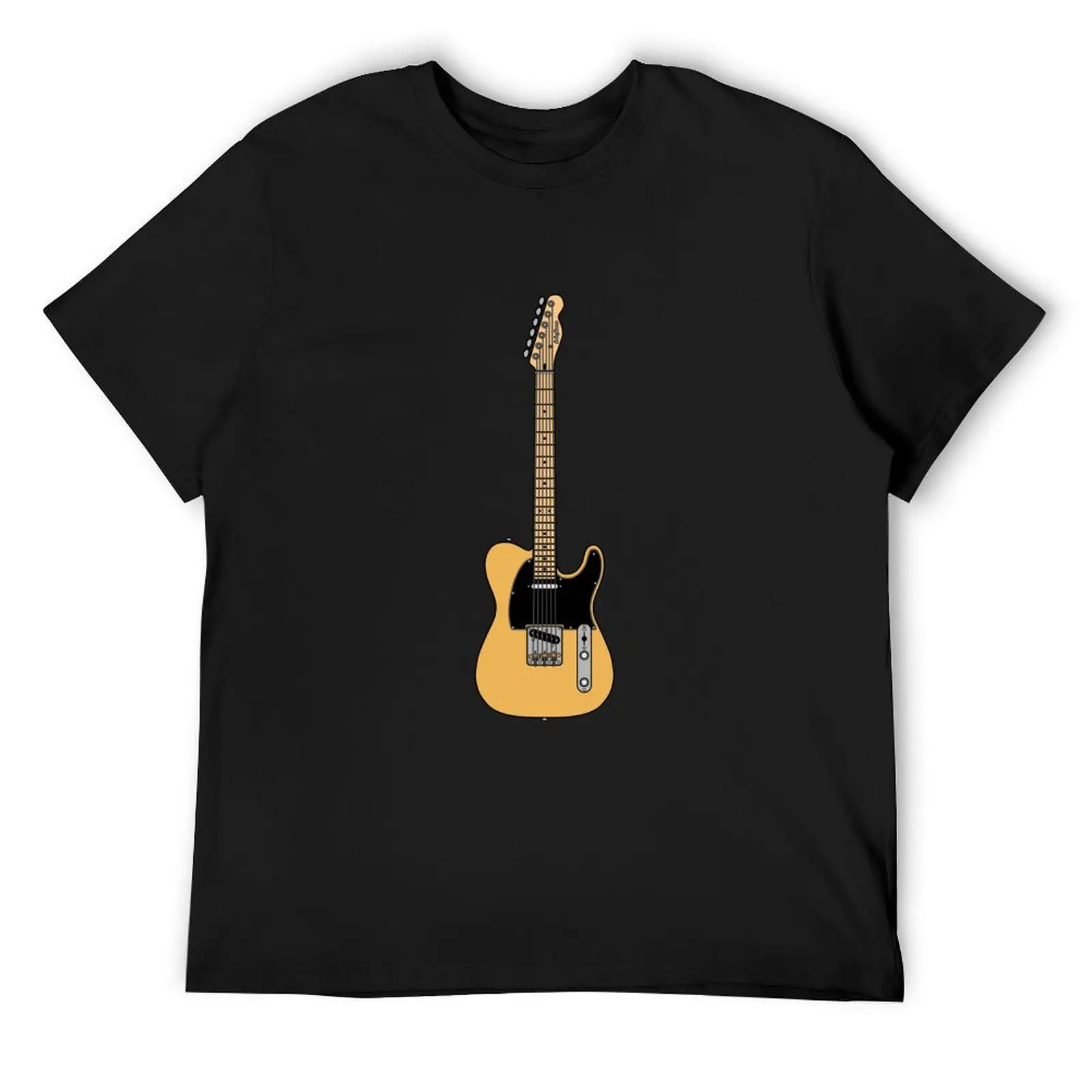 

Coloured Telecaster (B. Blonde) - Black Pickguard and Maple Fretboard T-Shirt quick drying korean fashion mens funny t shirts