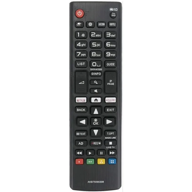 For LG TV Remote Control AKB75095308 Replacement for LG Smart TV UJ UK UM UN UP UQ LJ LK Series Infrared Remote No Setup Needed