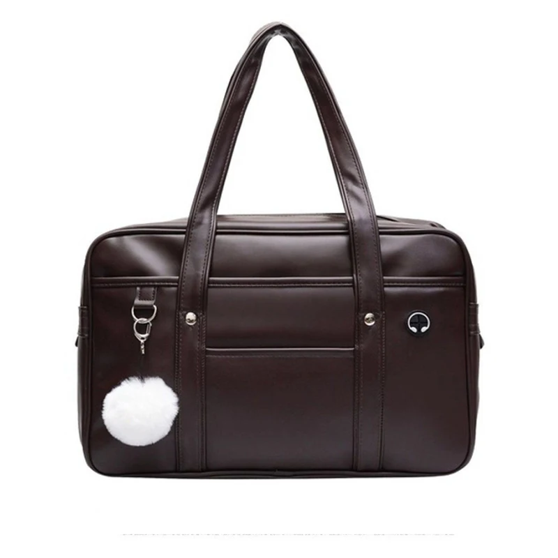 

Japanese Casual PU Shoulder Bag Junior High School Students School Bag Handbag Anime Uniform Bag Tote Bags for Women Bolsos