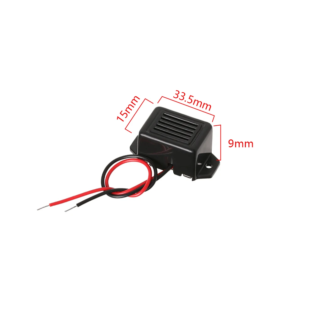 33.5*15mm 85dB Electronic Buzzer Alarm Mini Mechanical buzzer DC 1.2/3/6/12V Constant Tone Sound Beeper High quality