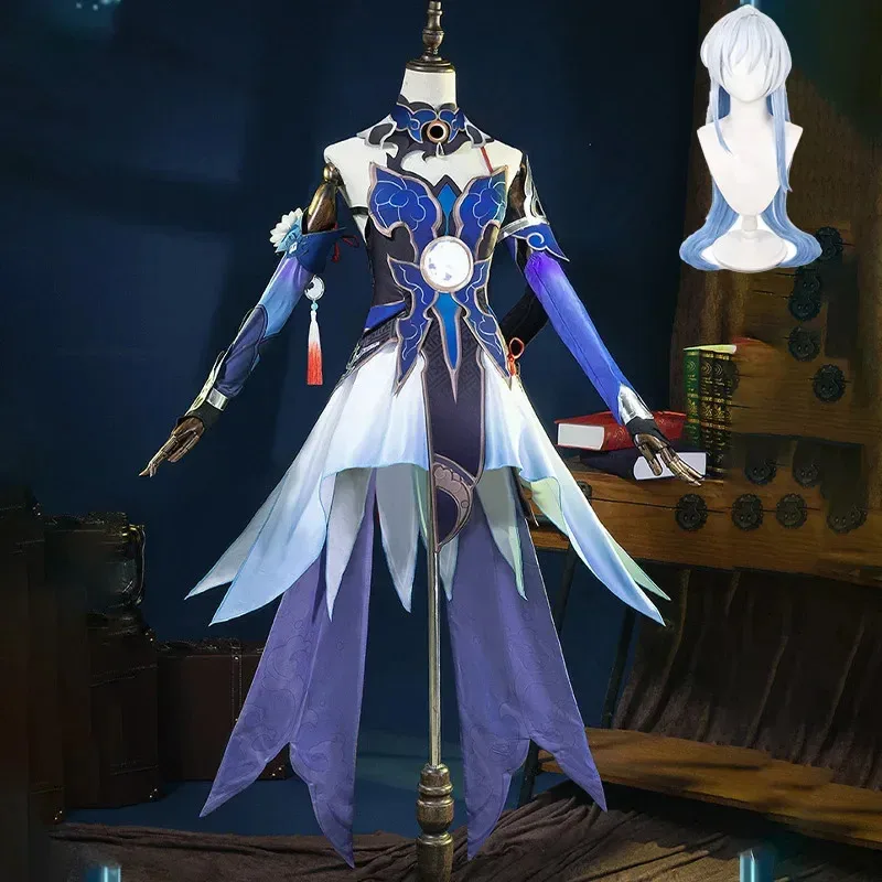 

Jingliu Cosplay y Star Rail Costume Full Set Dress Outfit Uniform The Xianzhou Luofu Honkai Halloween For Women Clothingr,7;k'2.