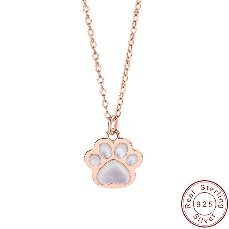 JIALY European Fine Love Cat Paw Item S925 Chain Sterling Silver Cute Pendant For Newfriend Jewelry Birthday Gift new