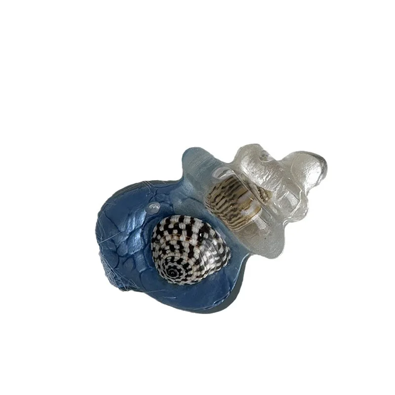 Small group creative design blue conch hair clip animal starfish side bangs hair clip broken hair clip hair accessories