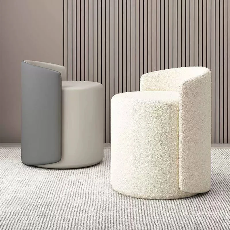 Nordic makeup stool household dresser stool Internet celebrity photo round sitting dressing bedroom