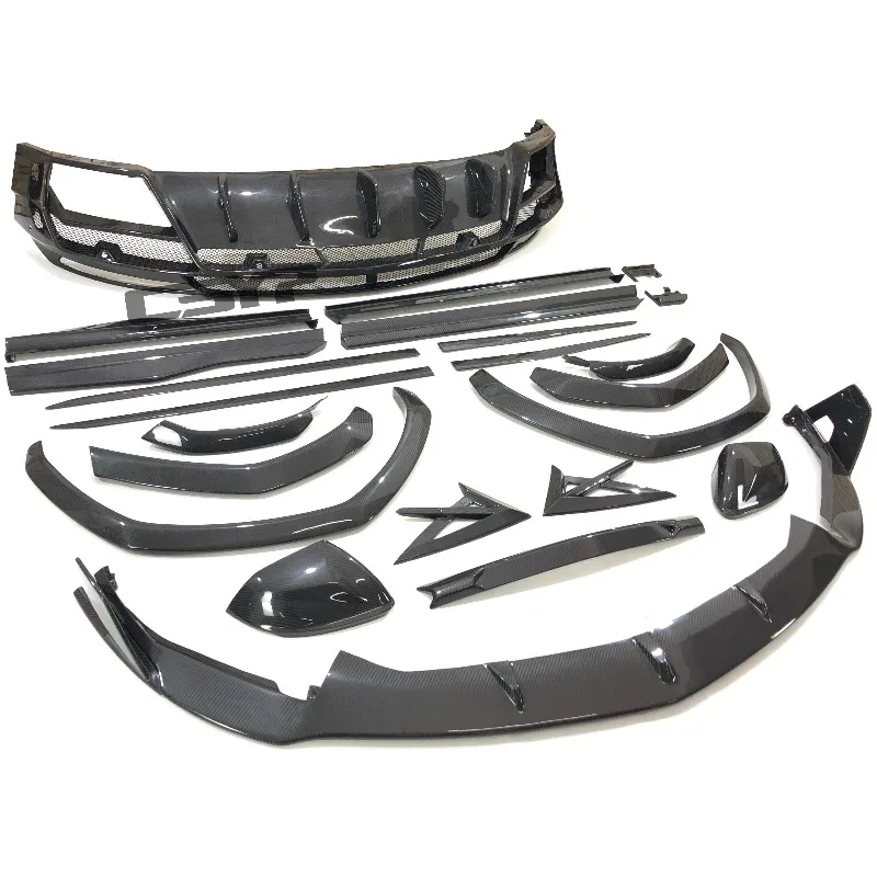 CSYP High Quality Dry Carbon Fiber MSY Style Body Kit for URUS SUV Polished Finish-Front Lip Side Skirts Rear Lip
