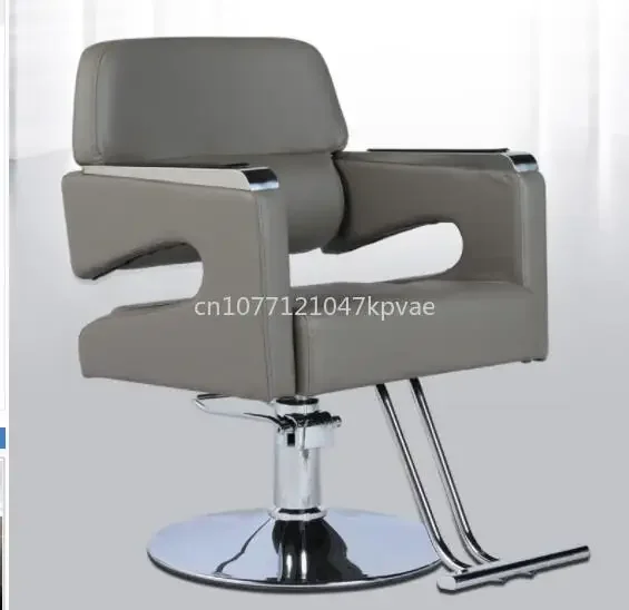 Stainless Steel Net Red Hairdressing Chairs, Liftable Barber Chairs, Liftabl Barber Shop Chairs, Special Chairs for Hair Salons,