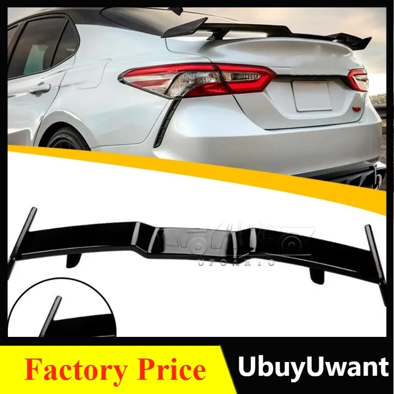 Car Accessories Better New Design ABS Plastic Carbon Fiber TRD Style Rear Wing Spoiler For Toyota Camry 2018 2019 2020