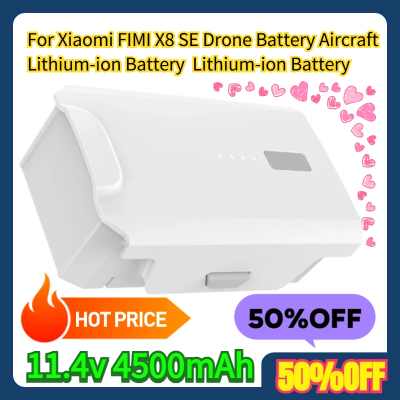 

For Xiaomi FIMI X8 SE Drone Battery Aircraft Lithium-ion Battery 11.4v 4500mAh Lithium-ion Battery