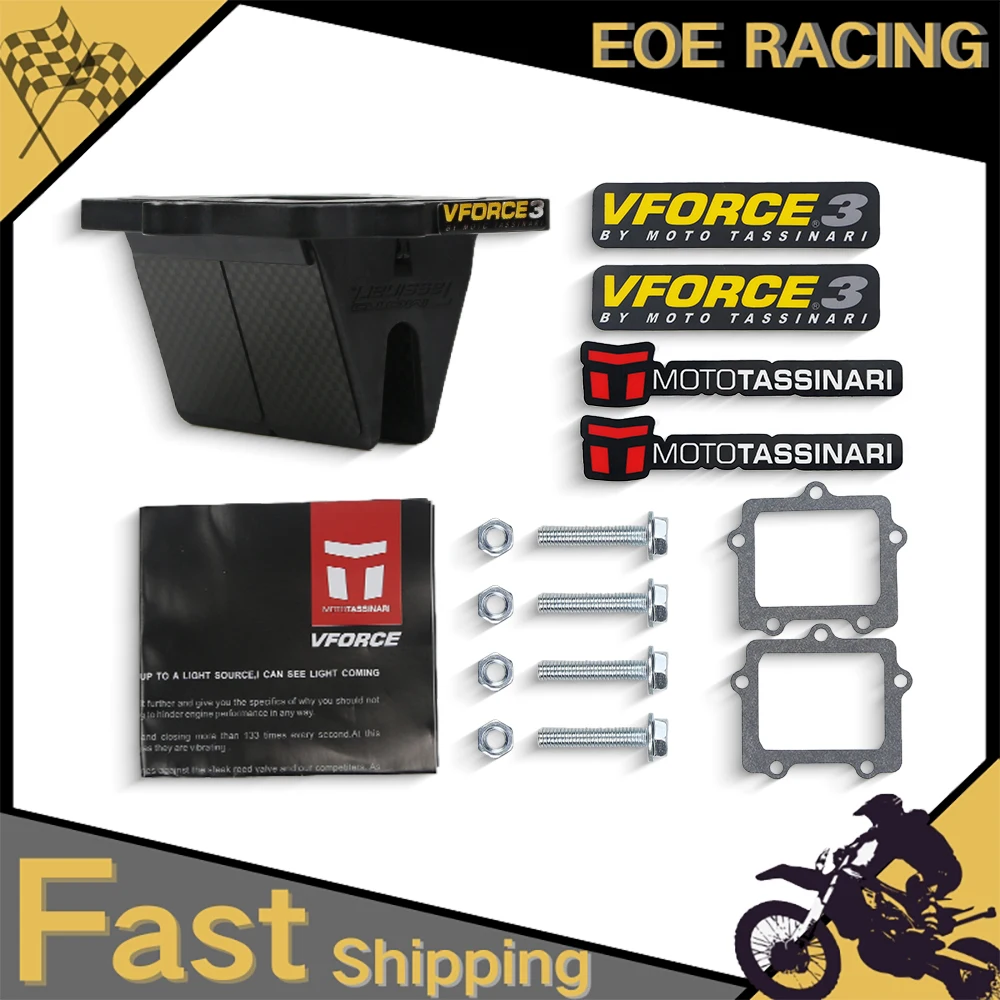 

V307A Motorcycle Reed Valve Vforce 3 Carbon Fiber For Yamaha YZ250 YZ250X RM250 1997-2019