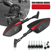 Motorcycle Rearview Mirror Mirrors Back Side Convex Mirror For Ducati 400 620 695 696 796 821 MONSTER