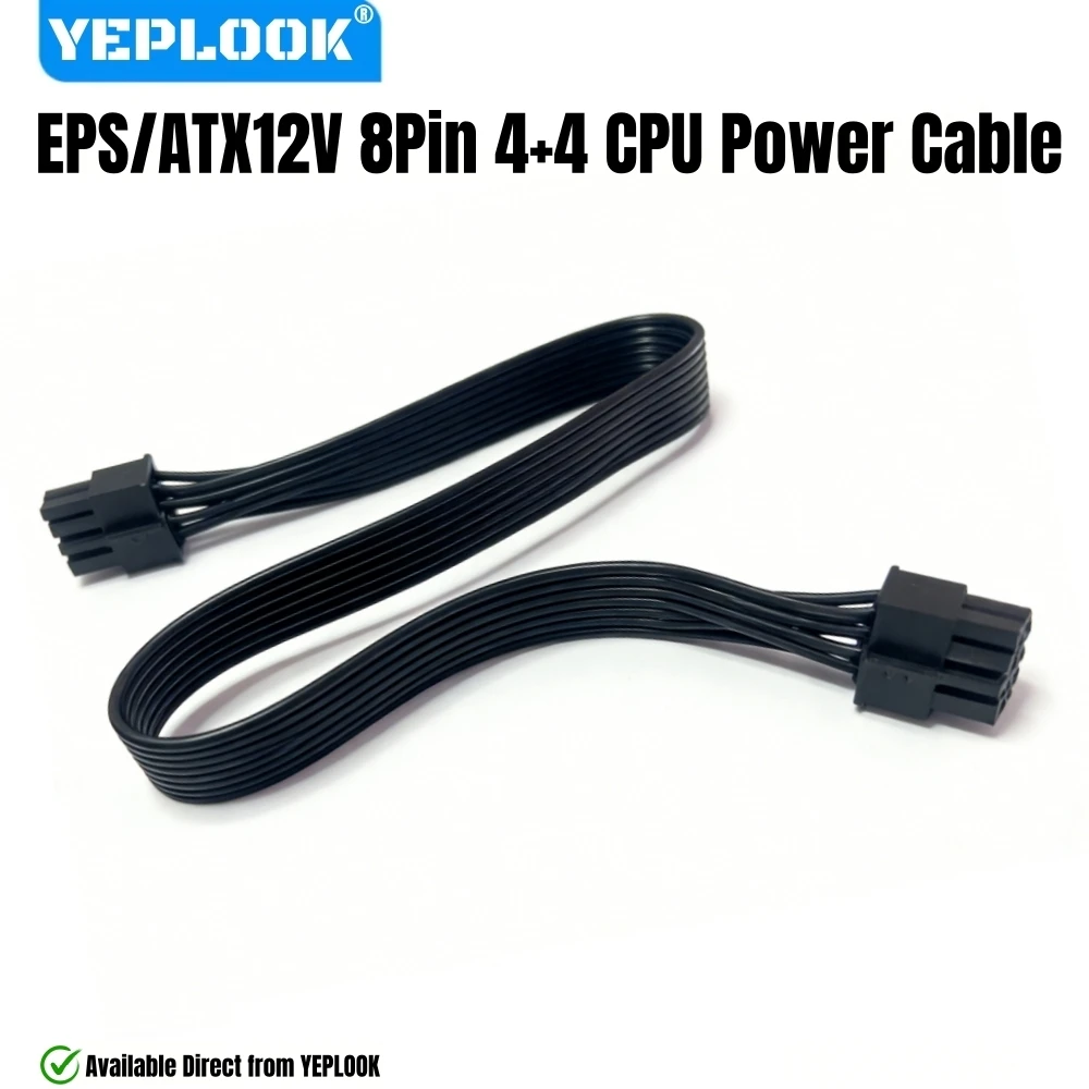 

YEPLOOK CPU Power Cable 8Pin to 4+4Pin for Corsair RM GOLD (2021) Modular Power, For RM1000, RM850, RM750, RM650, RM550, RM450