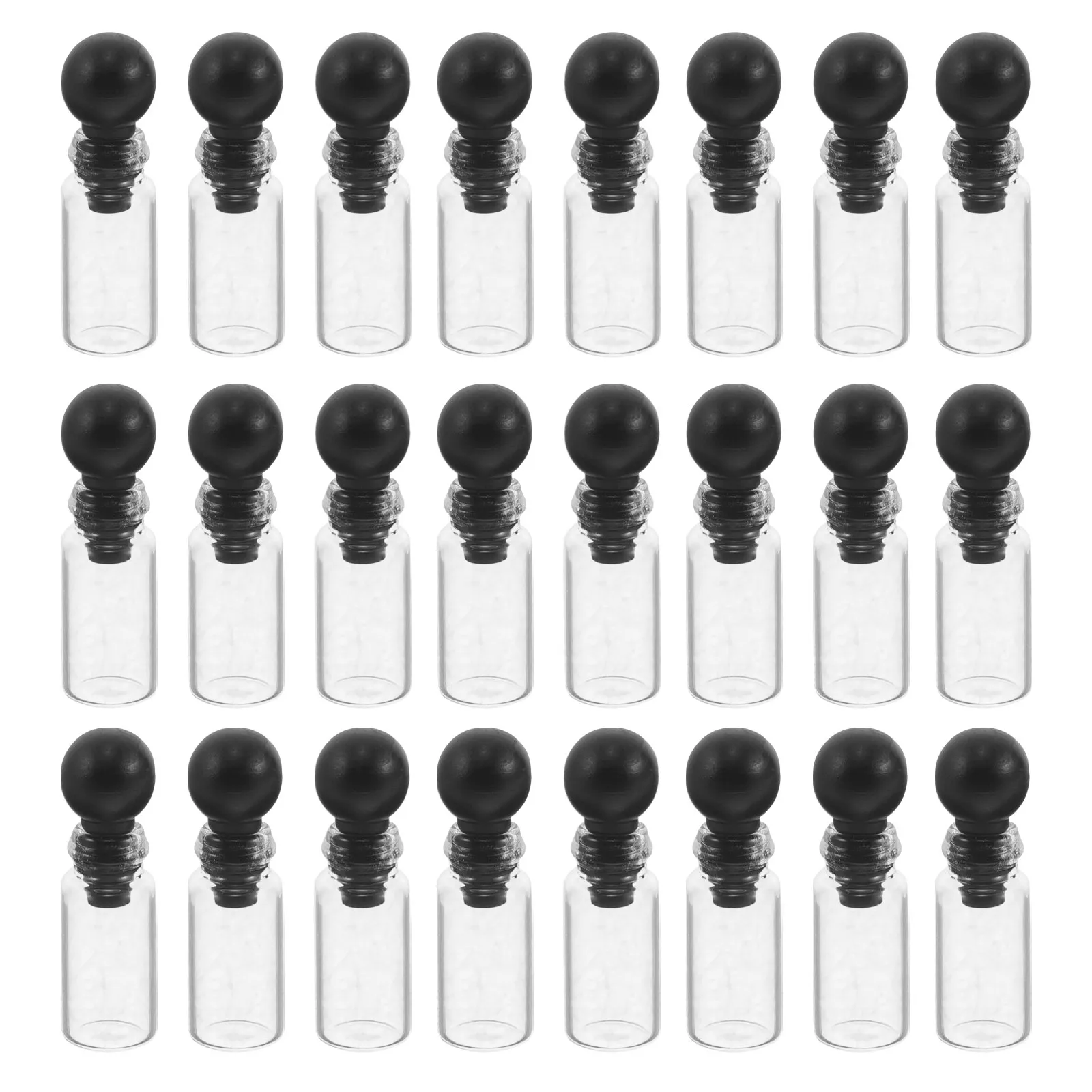 

150Pcs 0.5ml Glass Perfume Sample Vials Mini Essential Oil Sample Bottles High Transparency Secure Seal Portable Travel Size