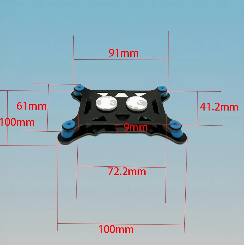 APM PIX flight control shock absorber Pixhawk universal four-axis six-axis multi-axis drone carbon fiber shock absorber
