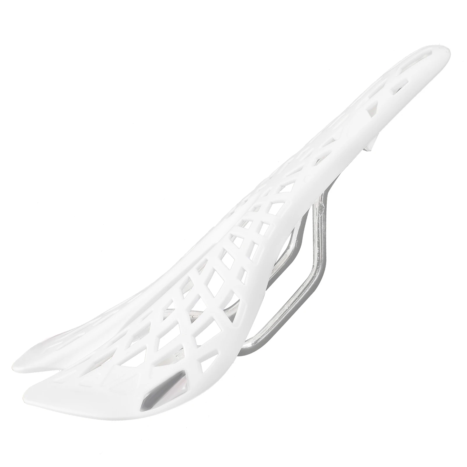 

Mountain Bike Seat Cushion Thickened Plastic Saddle Cycling White Random Logo Easy Install Remove Durable Breathable