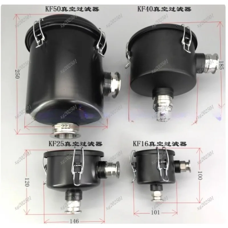 KF Series Vacuum Pump Filter Cotton - KF16 KF25 KF40 KF50 Quick Install Dust Fume Removal