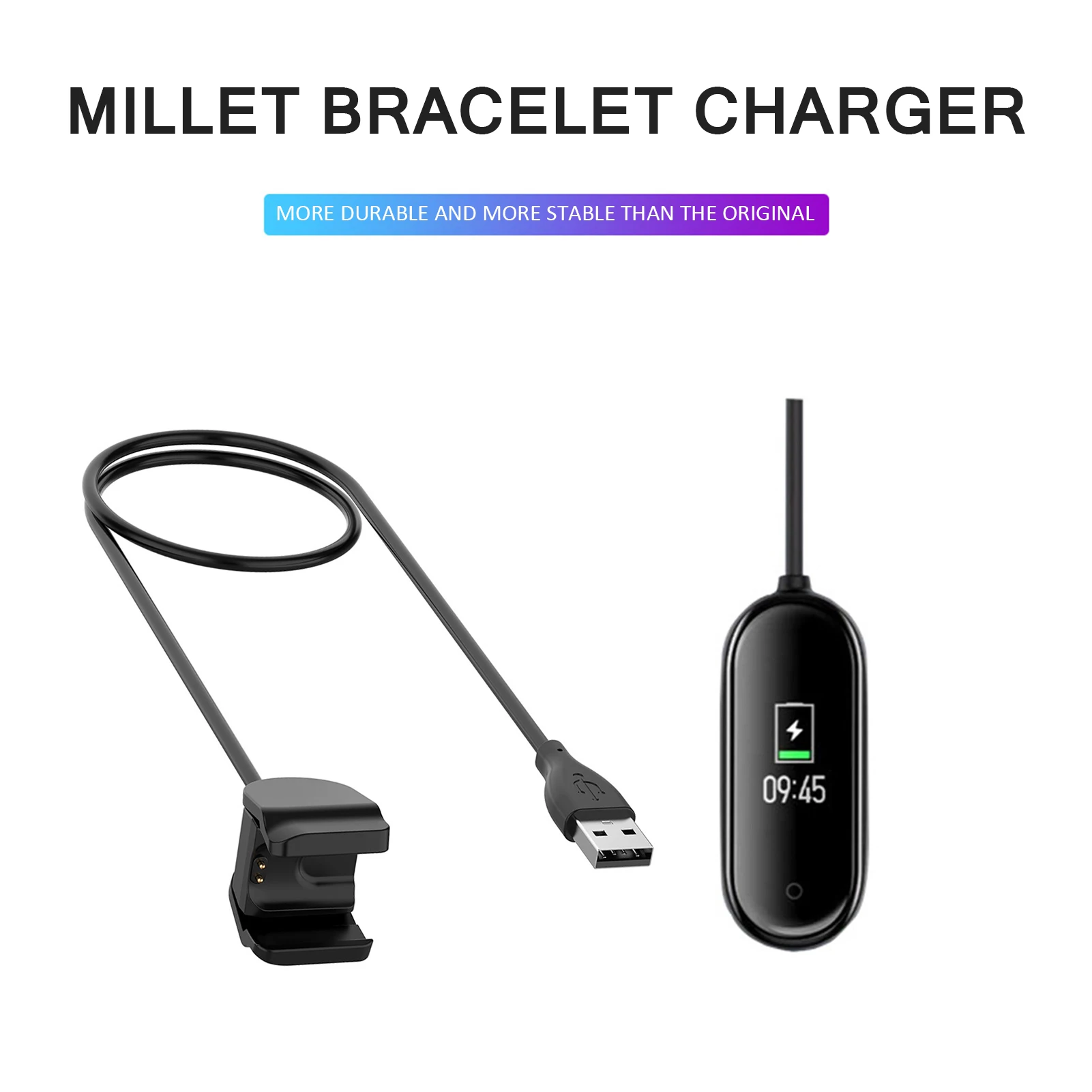 1PC Smartwatch Dock Charger Adapter Magnetic USB Charging Cable Base Cord Wire For Xiaomi5 4 3 2 Smart Watch Accessories