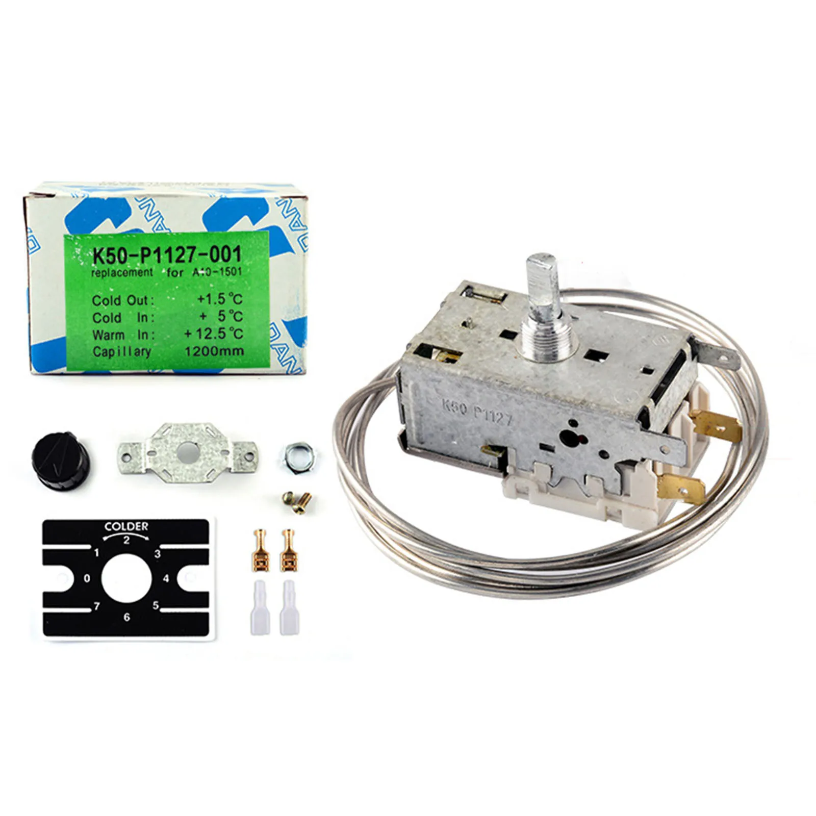 Контроль температуры холодильника/морозильной камеры K50 обеспечивает точное регулирование с регулировкой от трех до двадцать градусов